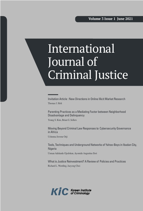 International Journal of Criminal Justice (Volume3 Issue1) 사진