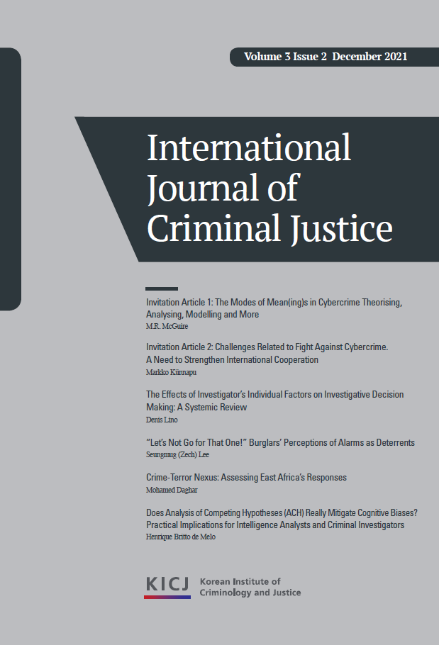 International Journal of Criminal Justice (Volume3 Issue2)
