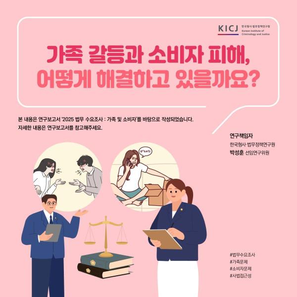 가족 갈등과 소비자 피해, 어떻게 해결하고 있을까요?